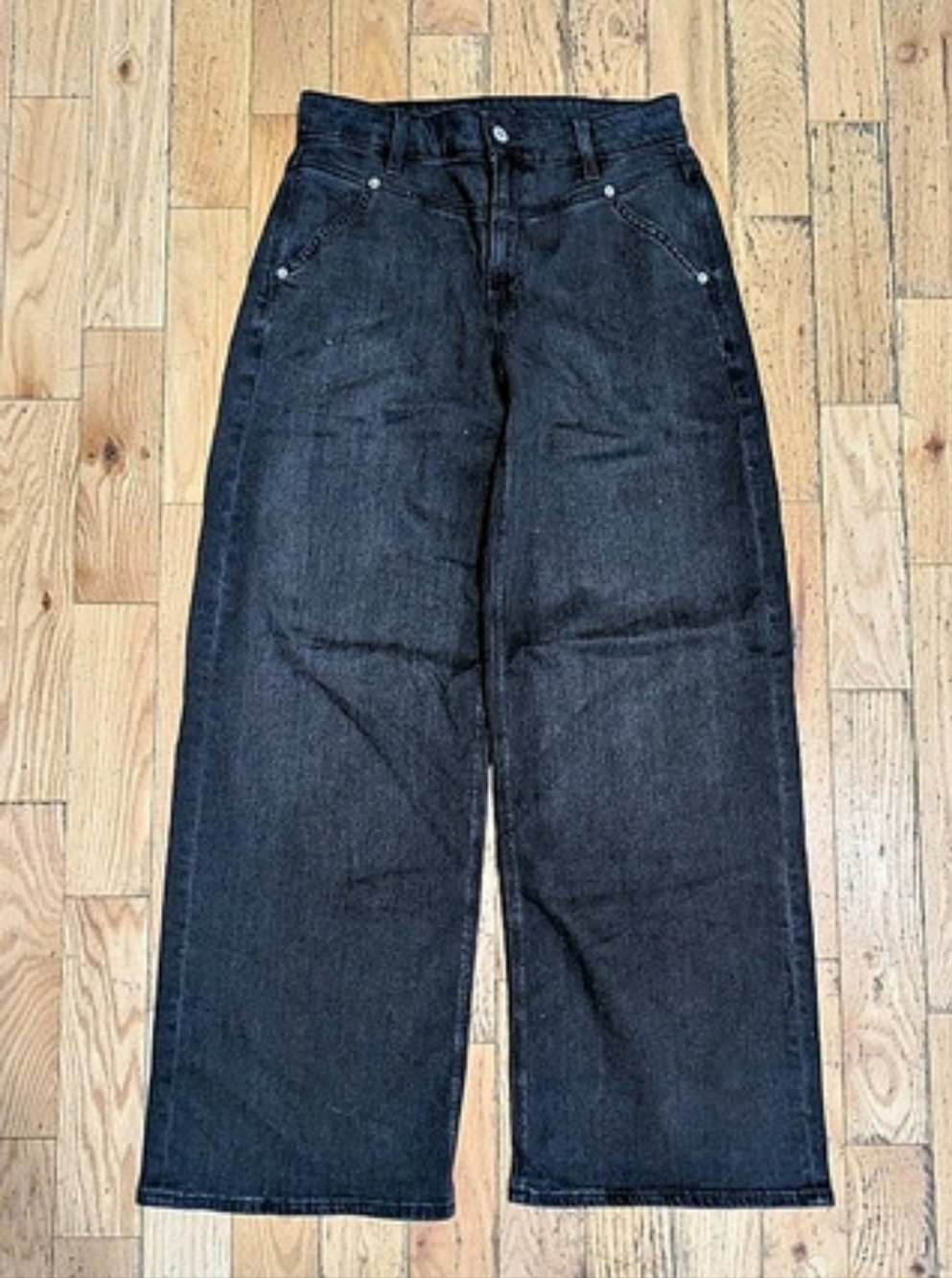 American Eagle Ladies Size 4 Super High Rise Baggy High Rise *F25